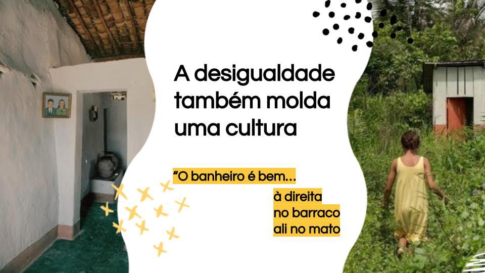 O que é a falta de saneamento básico senão o reflexo da desigualdade?